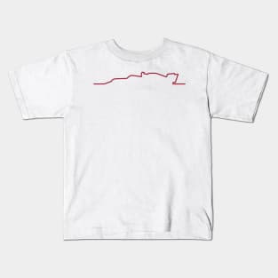 Alfa Romeo F1 Car Line Art - 2021 Model Kids T-Shirt